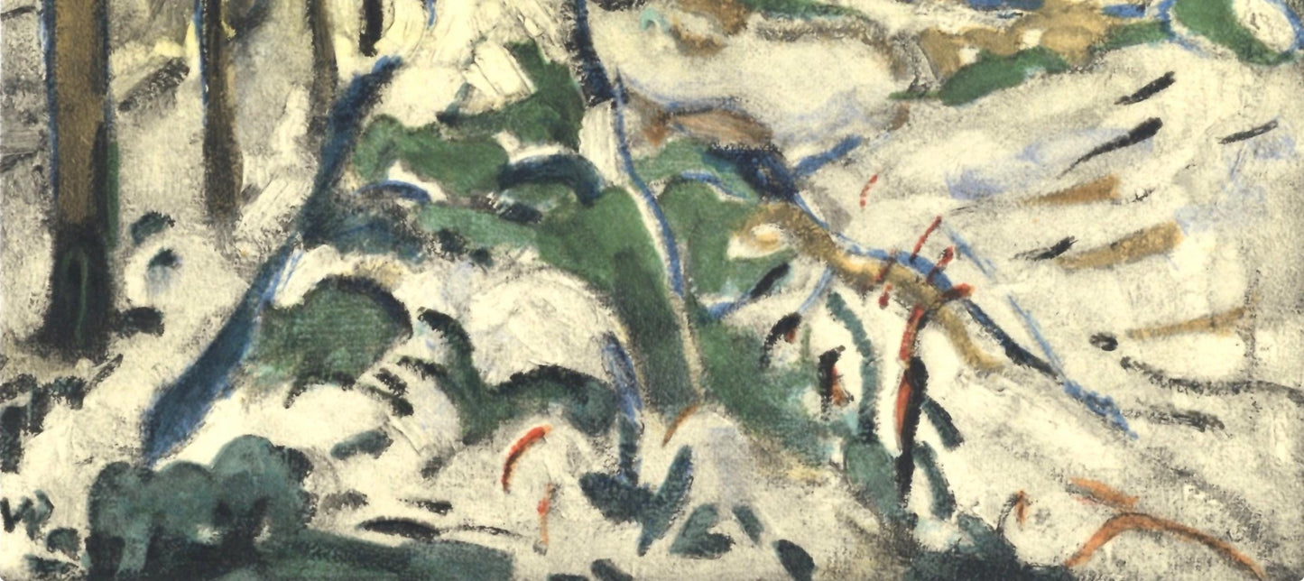 Maurice De Vlaminck, Les Coteaux De Chatou, Vlaminck, Signed, Lithograph