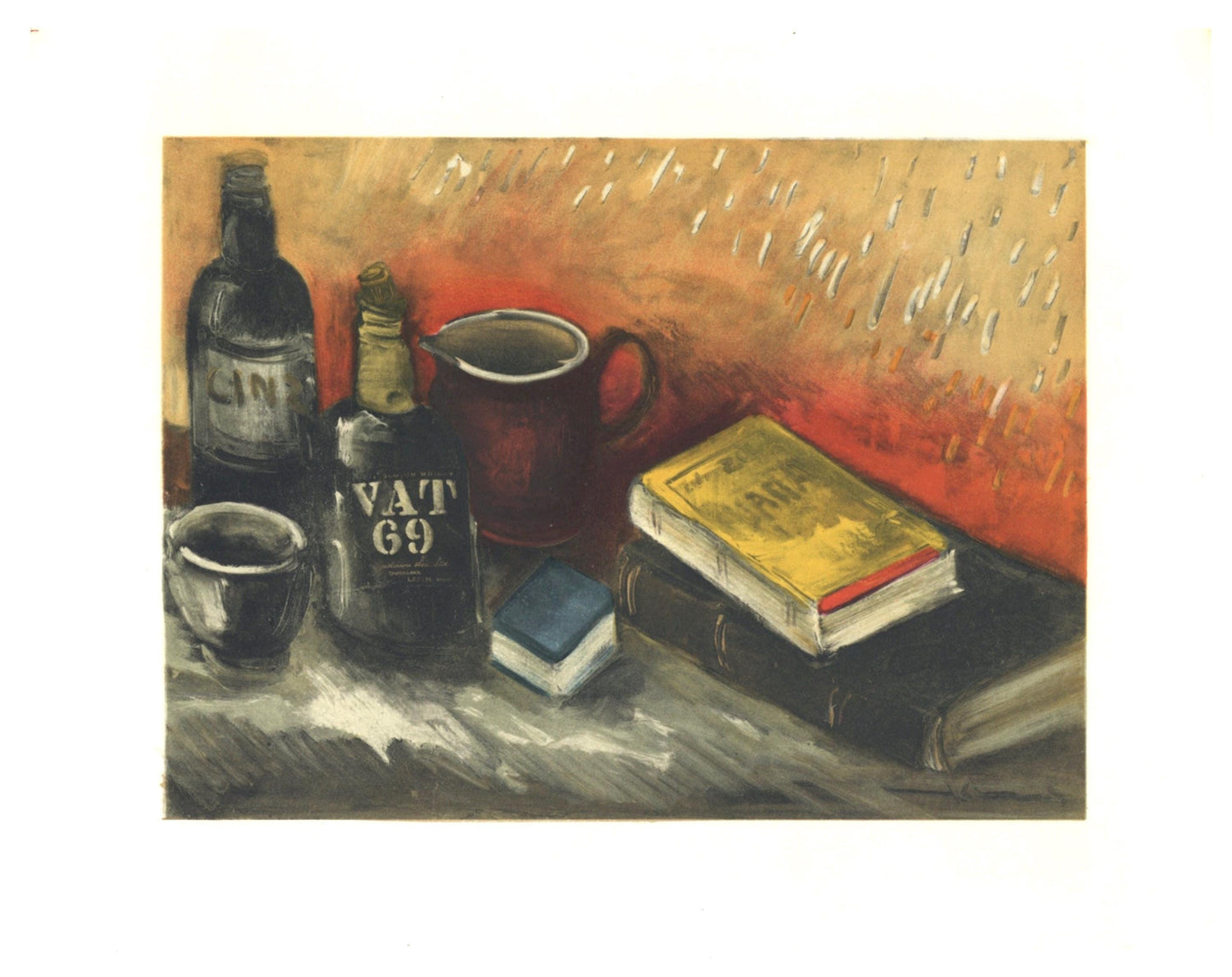 Maurice De Vlaminck, Nature Morte Au Whisky, Vlaminck, Signed, Lithograph