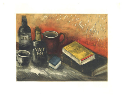 Maurice De Vlaminck, Nature Morte Au Whisky, Vlaminck, Signed, Lithograph