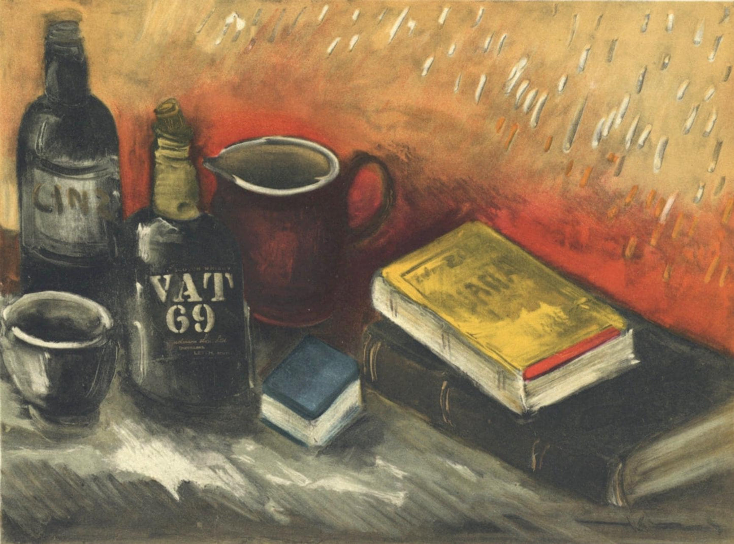 Maurice De Vlaminck, Nature Morte Au Whisky, Vlaminck, Signed, Lithograph