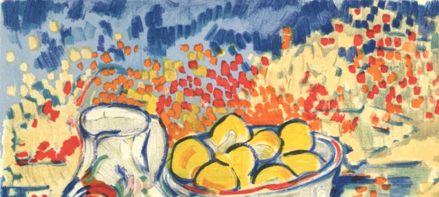 Maurice De Vlaminck, Nature Morte Aux Pommes, Vlaminck, Signed, Lithograph
