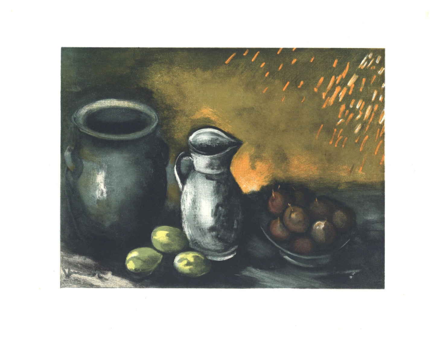 Maurice De Vlaminck, Nature Morte Au Pots, Vlaminck, Signed, Lithograph