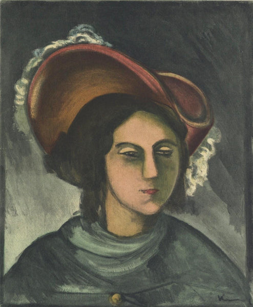 Maurice De Vlaminck, Portrait De Madeleine, Vlaminck, Signed, Lithograph