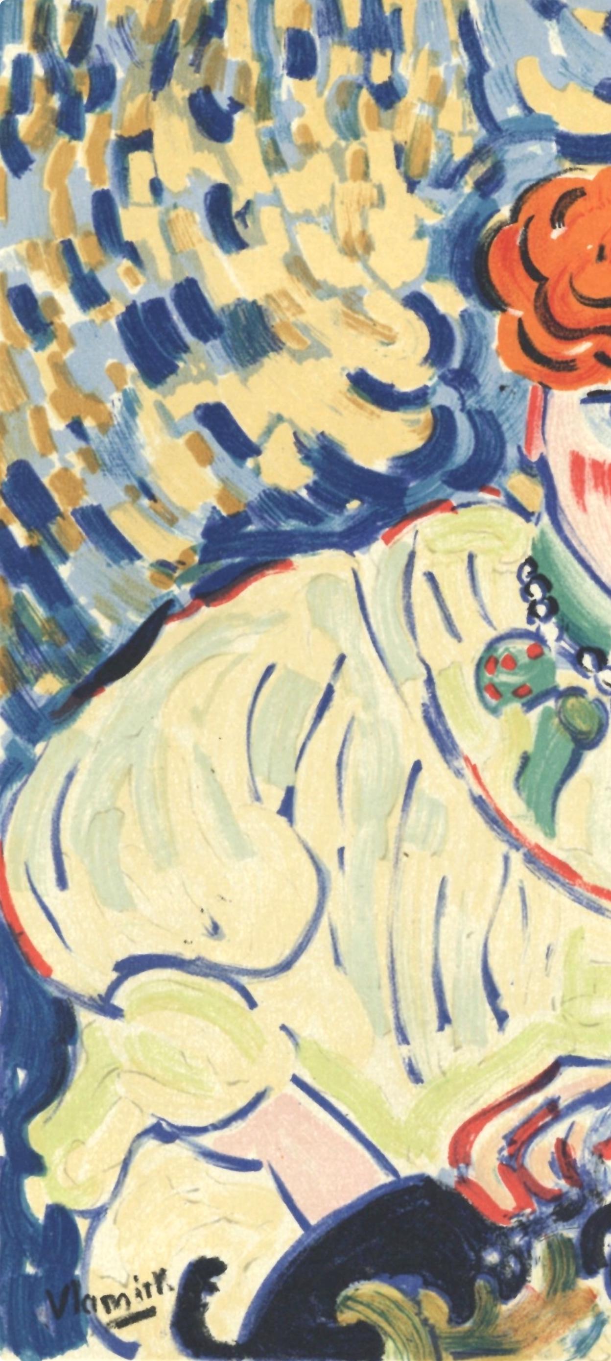 Maurice De Vlaminck, Femme Au Chien, Vlaminck, Signed, Lithograph