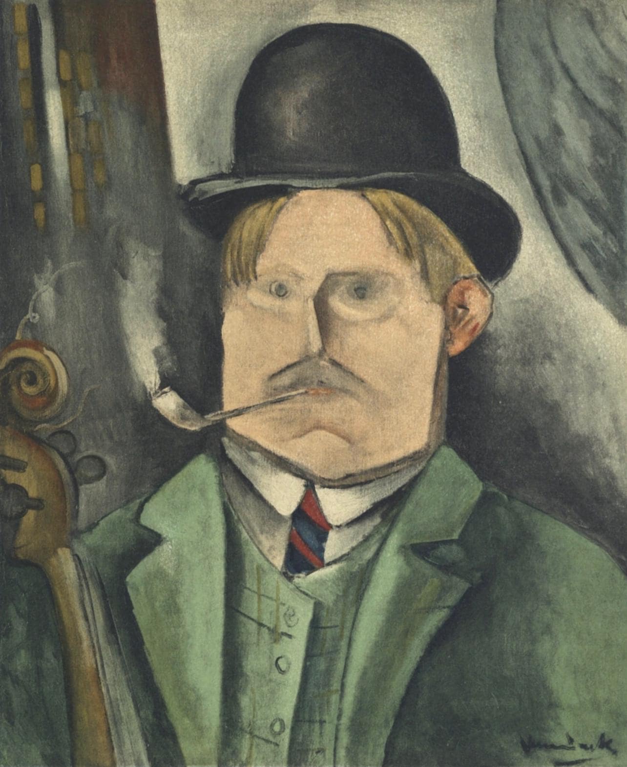 Maurice De Vlaminck, Portrait De L'Artiste, Vlaminck, Signed, Lithograph