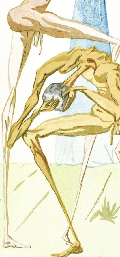 Salvador Dali, Inferno Xix (Michler/Lpsinger 1039-1138; Field 189-200), La Divina Commedia, Woodcut