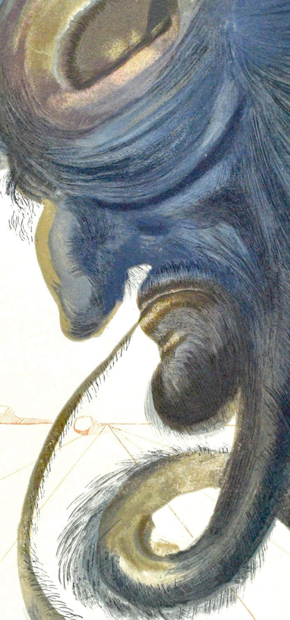 Salvador Dali, Inferno Xx (Michler/Lpsinger 1039-1138; Field 189-200), La Divina Commedia, Woodcut