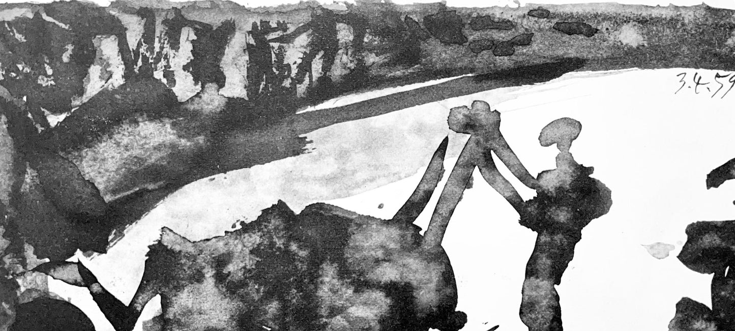 Pablo Picasso, Composition (Bloch 1276; Czwiklitzer 23), Toros Y Toreros, Lithograph