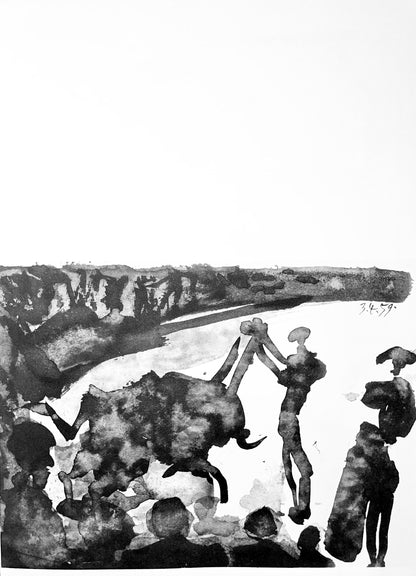 Pablo Picasso, Composition (Bloch 1276; Czwiklitzer 23), Toros Y Toreros, Lithograph