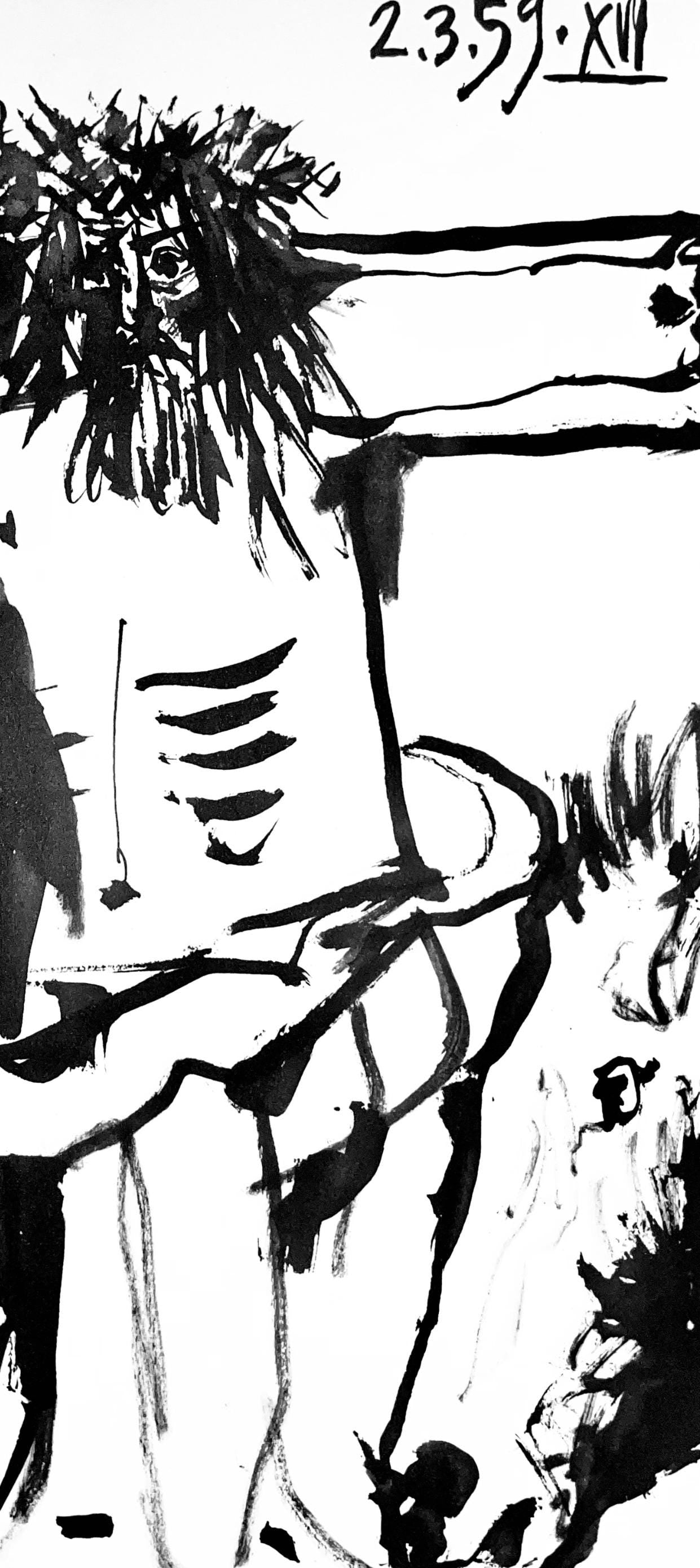 Pablo Picasso, Composition (Bloch 1276; Czwiklitzer 23), Toros Y Toreros, Lithograph