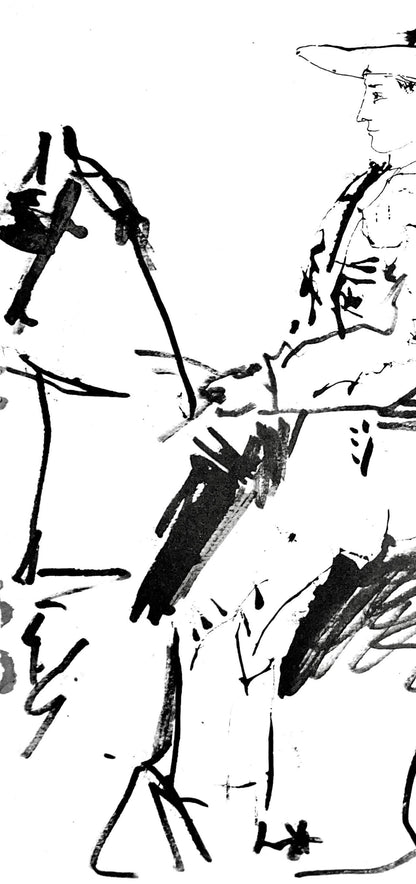 Pablo Picasso, Composition (Bloch 1276; Czwiklitzer 23), Toros Y Toreros, Lithograph