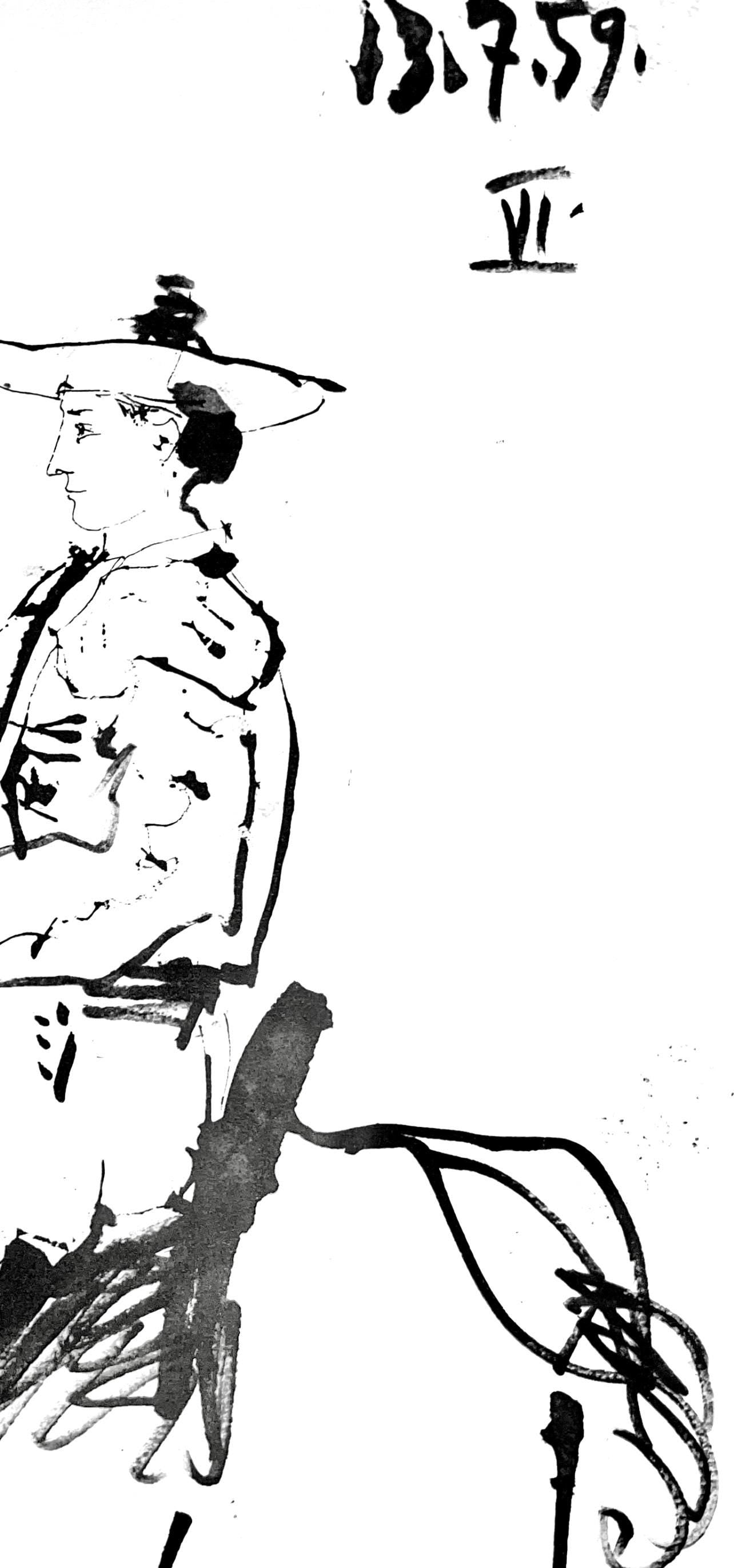 Pablo Picasso, Composition (Bloch 1276; Czwiklitzer 23), Toros Y Toreros, Lithograph