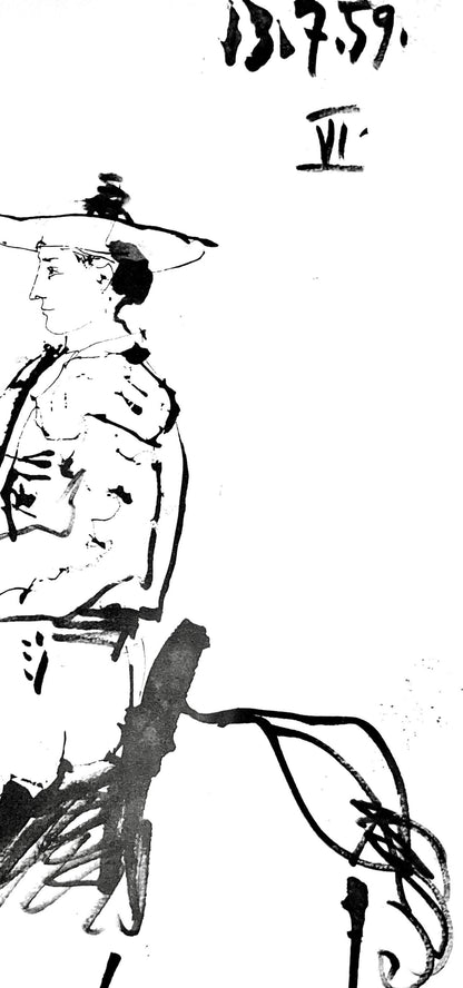 Pablo Picasso, Composition (Bloch 1276; Czwiklitzer 23), Toros Y Toreros, Lithograph