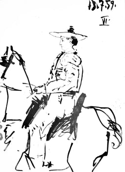 Pablo Picasso, Composition (Bloch 1276; Czwiklitzer 23), Toros Y Toreros, Lithograph