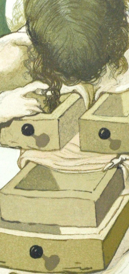 Salvador Dali, Purgatorio I (Michler/Lpsinger 1039-1138; Field 189-200), La Divina Commedia, Woodcut