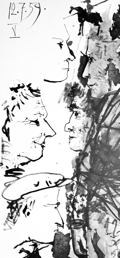 Pablo Picasso, Composition (Bloch 1276; Czwiklitzer 23), Toros Y Toreros, Lithograph