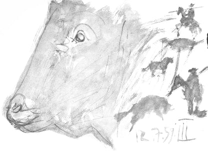 Pablo Picasso, Composition (Bloch 1276; Czwiklitzer 23), Toros Y Toreros, Lithograph