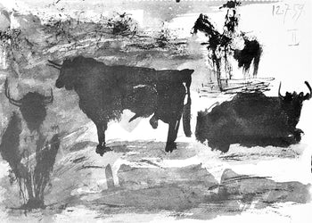 Pablo Picasso, Composition (Bloch 1276; Czwiklitzer 23), Toros Y Toreros, Lithograph