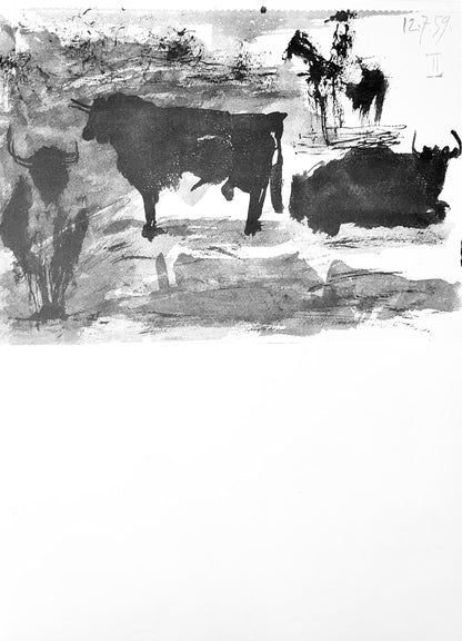 Pablo Picasso, Composition (Bloch 1276; Czwiklitzer 23), Toros Y Toreros, Lithograph