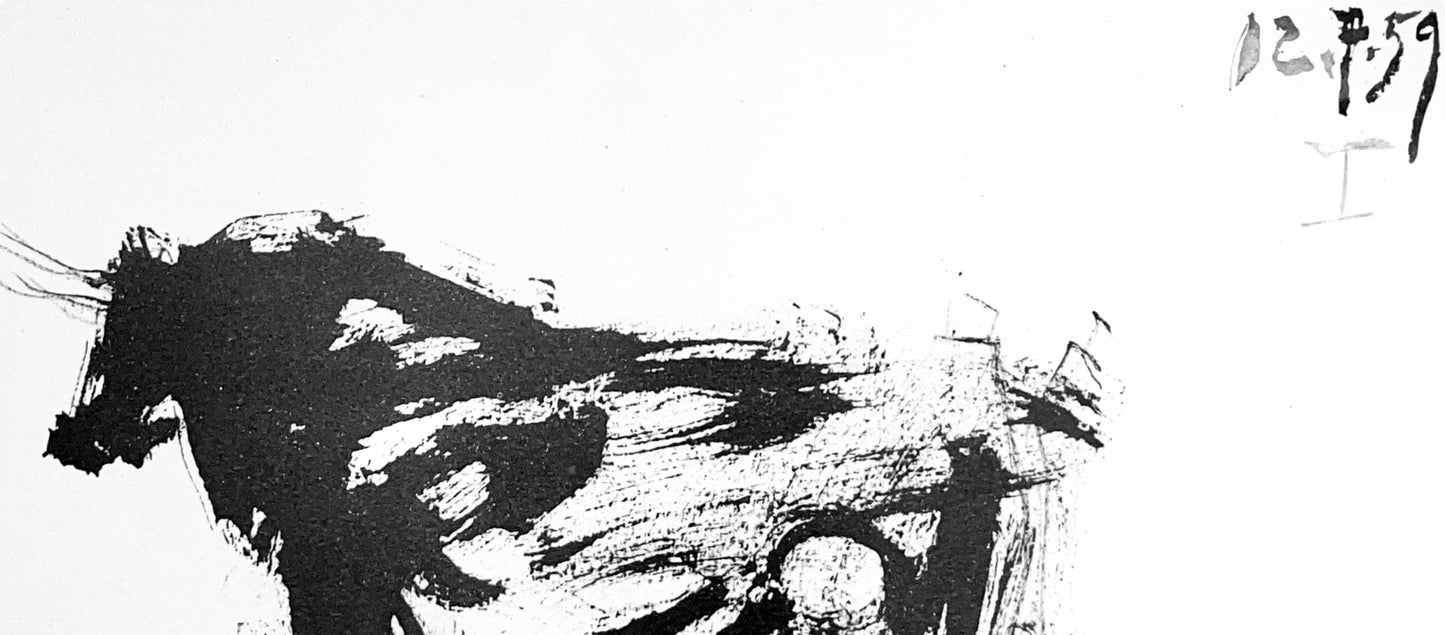 Pablo Picasso, Composition (Bloch 1276; Czwiklitzer 23), Toros Y Toreros, Lithograph