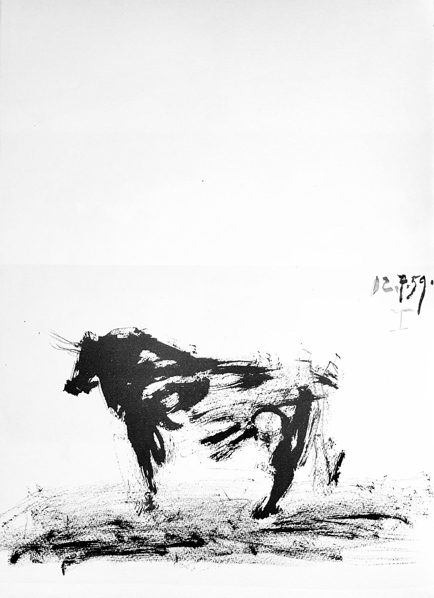 Pablo Picasso, Composition (Bloch 1276; Czwiklitzer 23), Toros Y Toreros, Lithograph