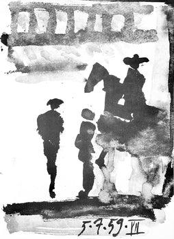Pablo Picasso, Composition (Bloch 1276; Czwiklitzer 23), Toros Y Toreros, Lithograph