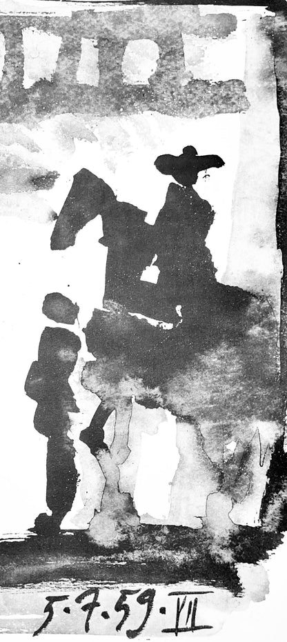 Pablo Picasso, Composition (Bloch 1276; Czwiklitzer 23), Toros Y Toreros, Lithograph