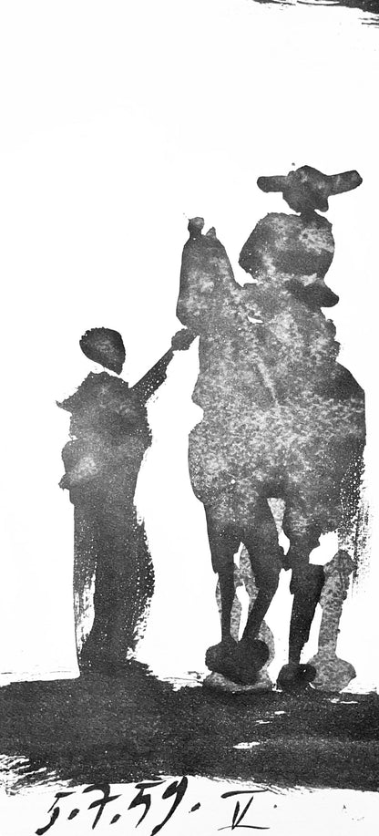 Pablo Picasso, Composition (Bloch 1276; Czwiklitzer 23), Toros Y Toreros, Lithograph