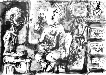 Pablo Picasso, Composition (Bloch 1276; Czwiklitzer 23), Toros Y Toreros, Lithograph