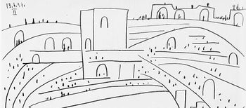 Pablo Picasso, Composition (Bloch 1276; Czwiklitzer 23), Toros Y Toreros, Lithograph