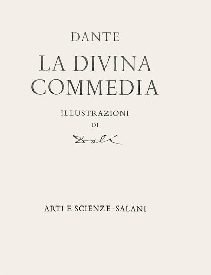 Salvador Dali, Purgatorio V (Michler/Lpsinger 1039-1138; Field 189-200), La Divina Commedia, Woodcut
