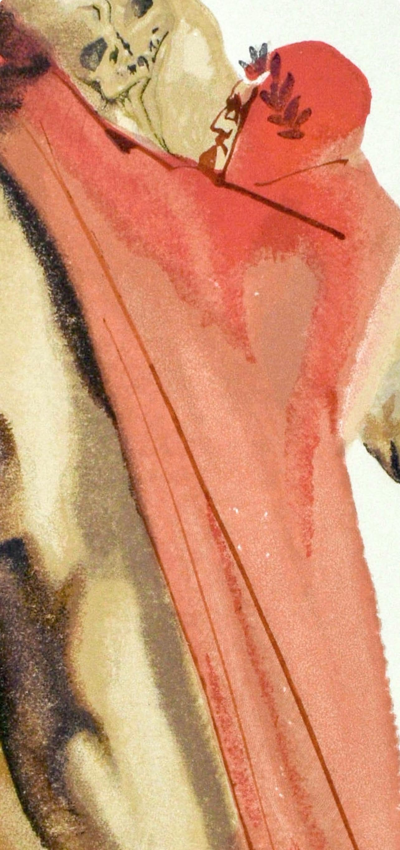 Salvador Dali, Purgatorio V (Michler/Lpsinger 1039-1138; Field 189-200), La Divina Commedia, Woodcut