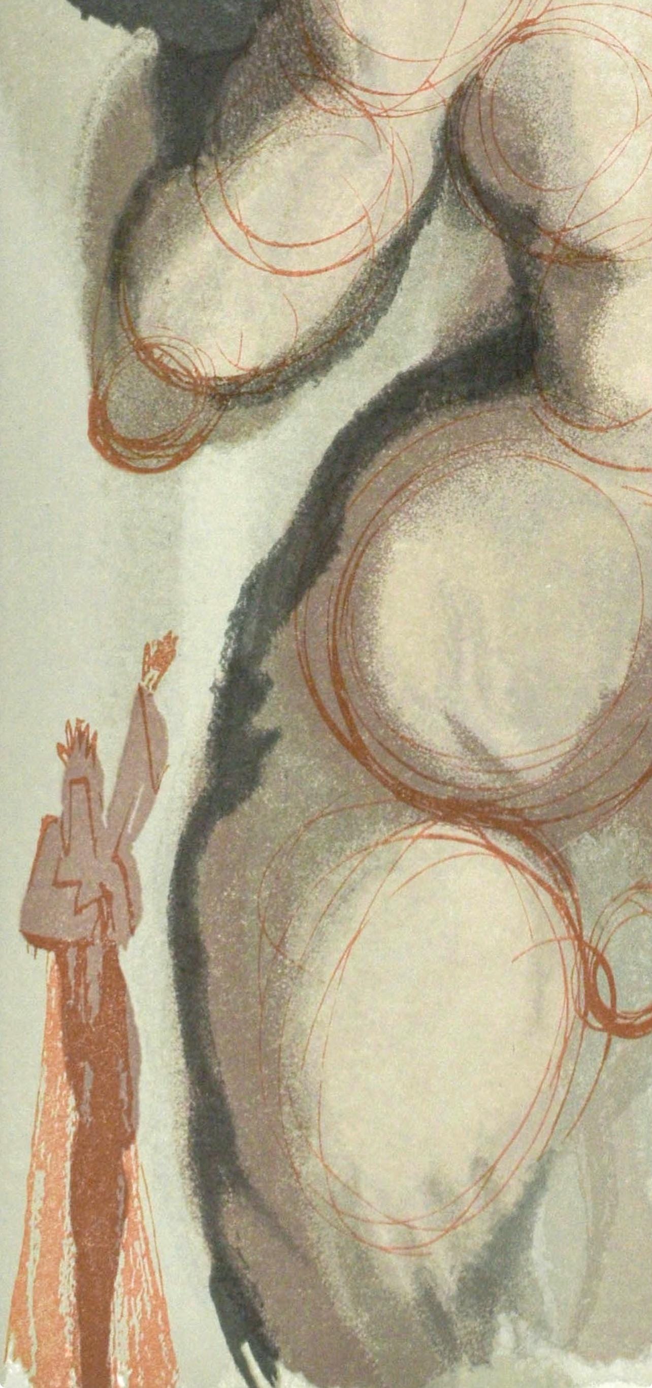 Salvador Dali, Purgatorio Vi (Michler/Lpsinger 1039-1138; Field 189-200), La Divina Commedia,