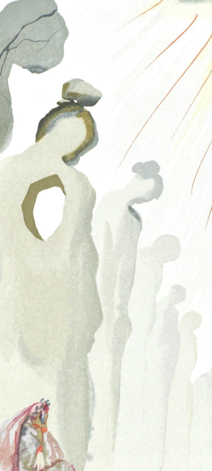 Salvador Dali, Purgatorio Xiii (Michler/Lpsinger 1039-1138; Field 189-200), La Divina Commedia,