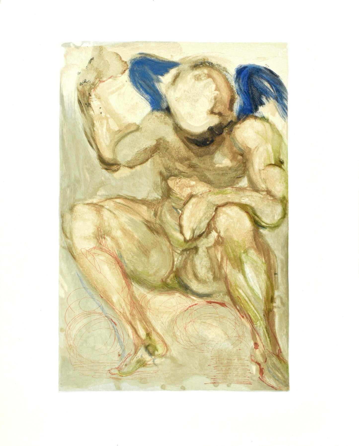 Salvador Dali, Purgatorio Xv (Michler/Lpsinger 1039-1138; Field 189-200), La Divina Commedia,