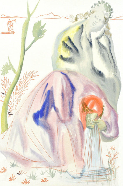 Salvador Dali, Purgatorio Xxi (Michler/Lpsinger 1039-1138; Field 189-200), La Divina Commedia,