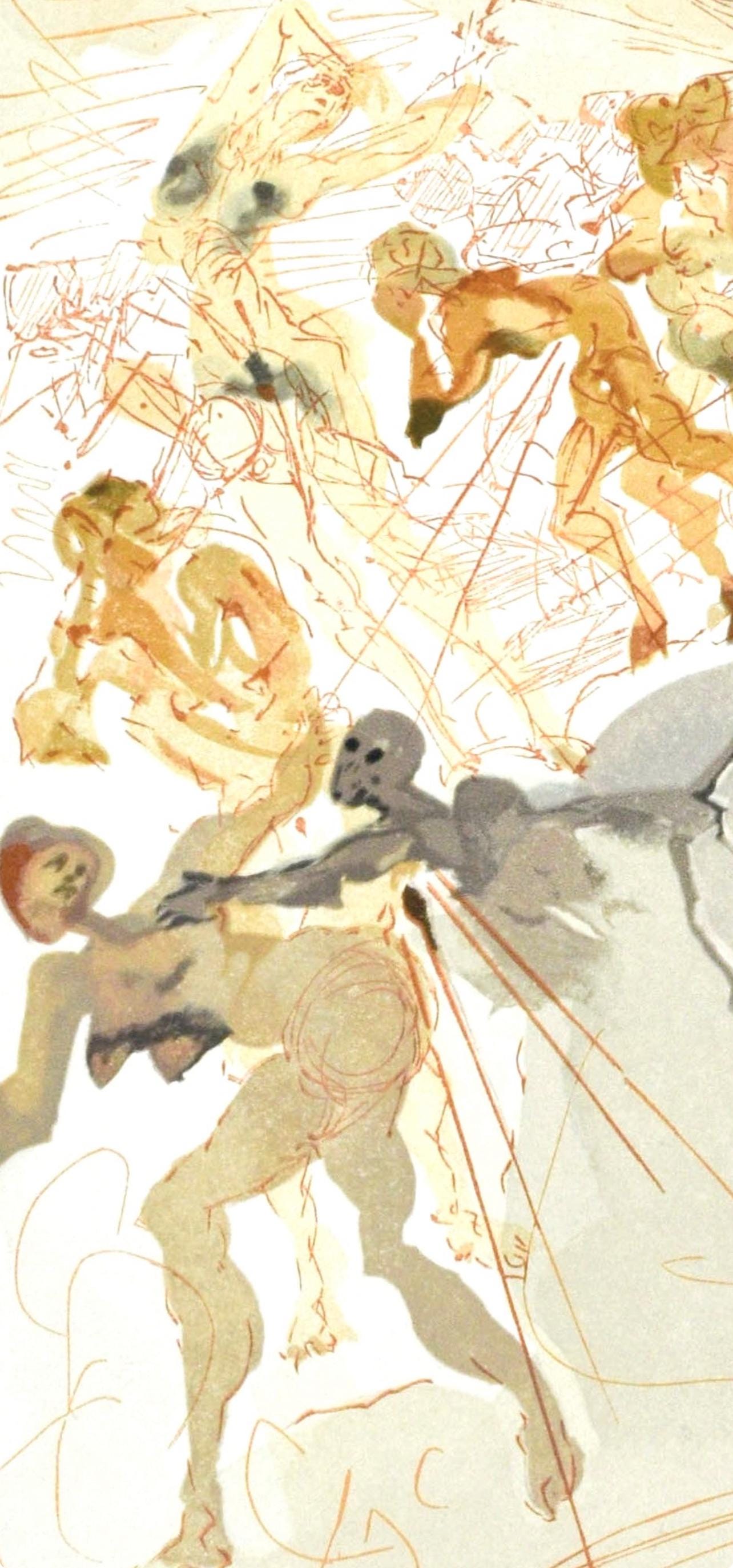 Salvador Dali, Purgatorio Xxv (Michler/Lpsinger 1039-1138; Field 189-200), La Divina Commedia,