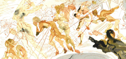 Salvador Dali, Purgatorio Xxv (Michler/Lpsinger 1039-1138; Field 189-200), La Divina Commedia,