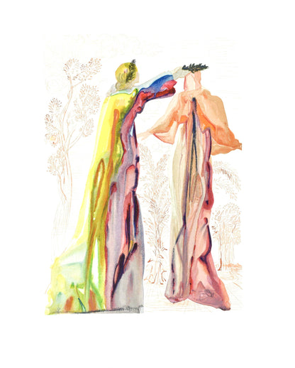 Salvador Dali, Purgatorio Xxvii (Michler/Lpsinger 1039-1138; Field 189-200), La Divina Commedia,