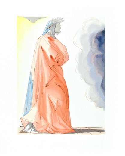 Salvador Dali, Paradiso I (Michler/Lpsinger 1039-1138; Field 189-200), La Divina Commedia, Woodcut