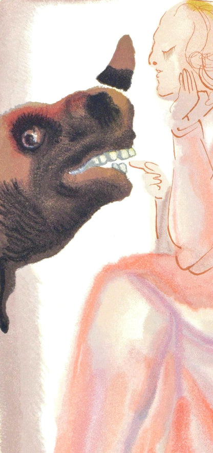 Salvador Dali, Paradiso Vi (Michler/Lpsinger 1039-1138; Field 189-200), La Divina Commedia, Woodcut