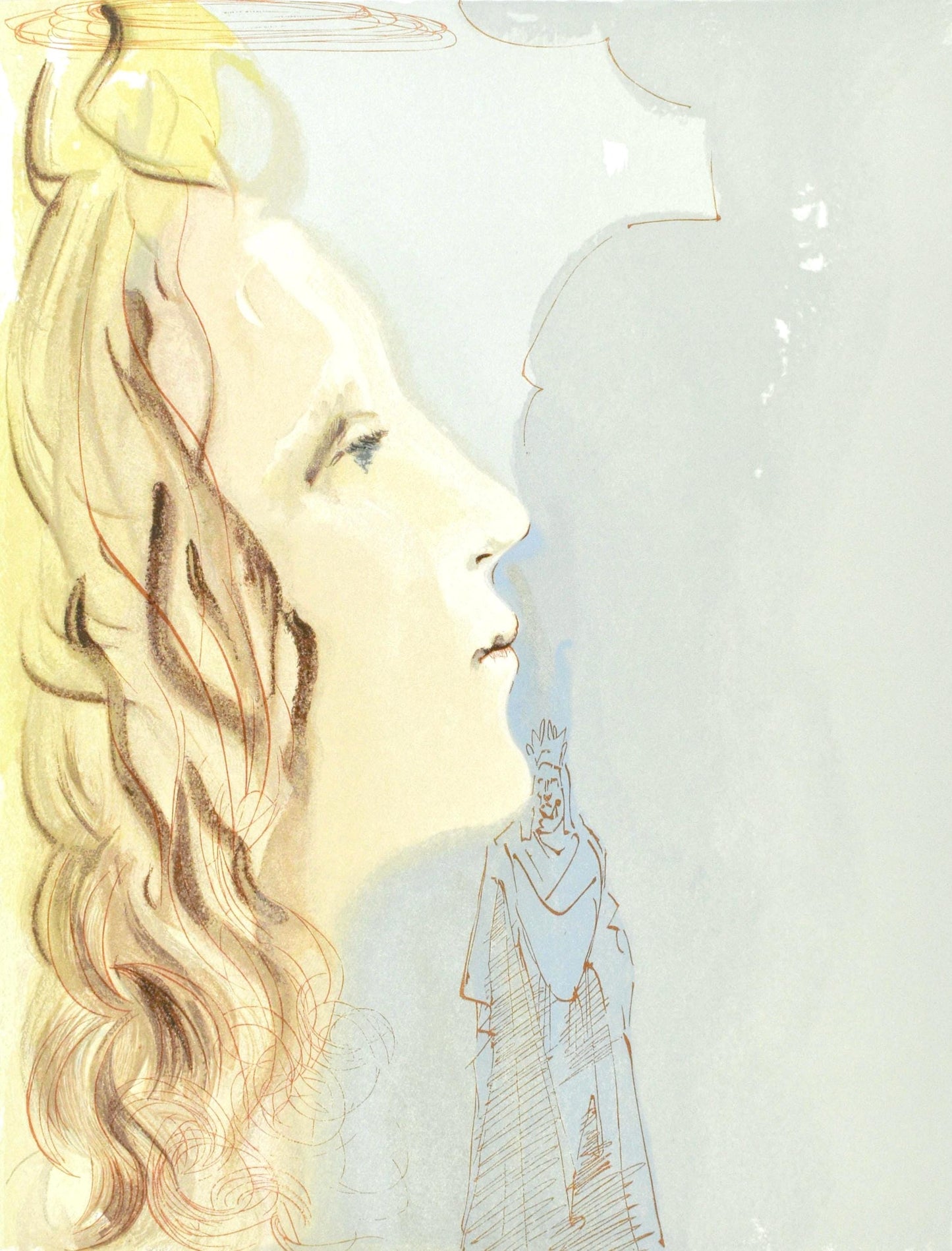 Salvador Dali, Paradiso Viii (Michler/Lpsinger 1039-1138; Field 189-200), La Divina Commedia,