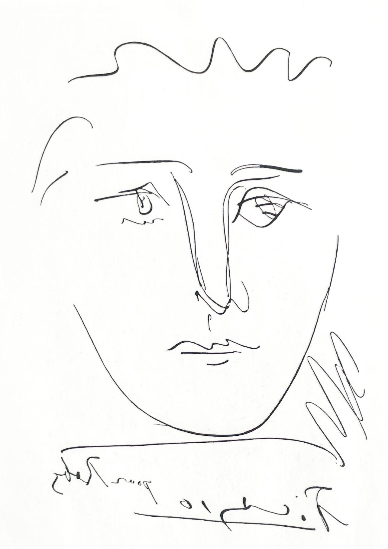 Pablo Picasso, Pour Roby, Lage De Soleil, Etching