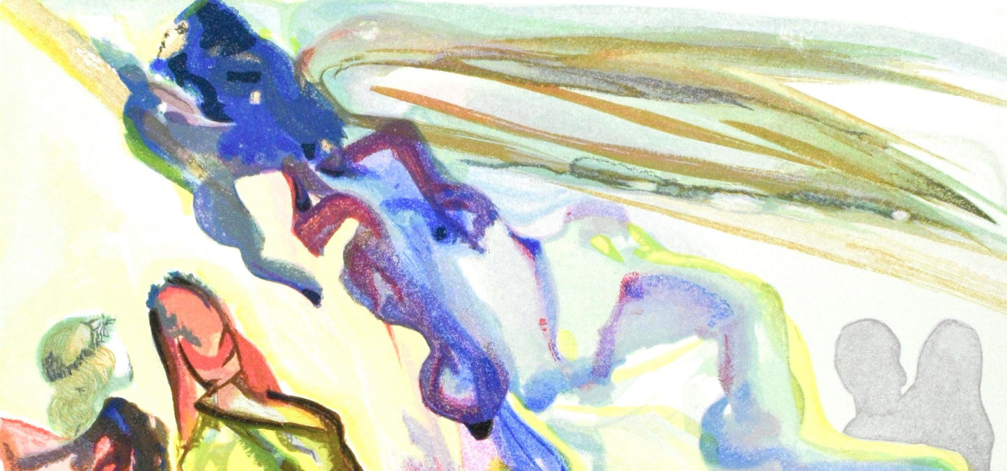 Salvador Dali, Paradiso Xvi (Michler/Lpsinger 1039-1138; Field 189-200), La Divina Commedia, Woodcut