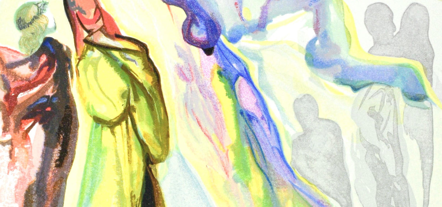 Salvador Dali, Paradiso Xvi (Michler/Lpsinger 1039-1138; Field 189-200), La Divina Commedia, Woodcut