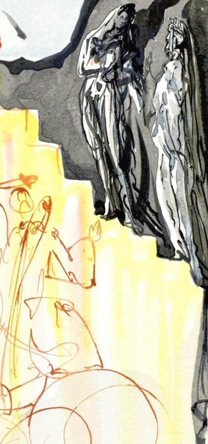 Salvador Dali, Paradiso Xxi (Michler/Lpsinger 1039-1138; Field 189-200), La Divina Commedia, Woodcut