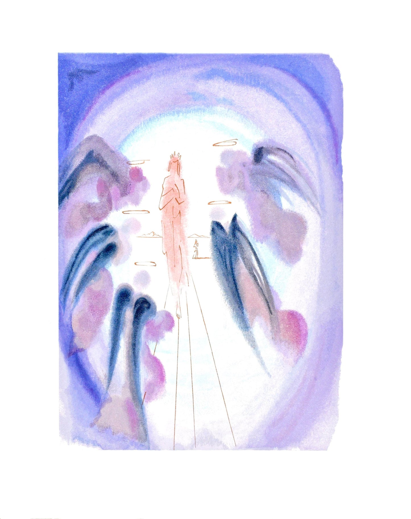 Salvador Dali, Paradiso Xxiv (Michler/Lpsinger 1039-1138; Field 189-200), La Divina Commedia,