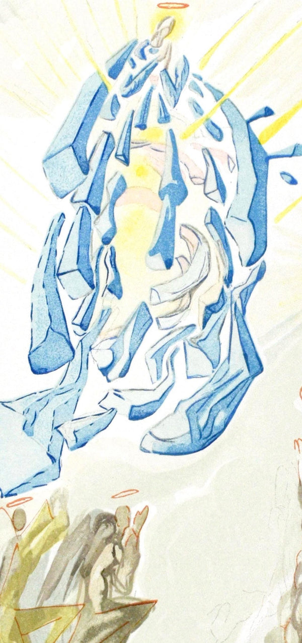 Salvador Dali Woodcut La Divina Commedia Michler/ Lpsinger 1039-1138 Field 189-200 Paradiso XXVI