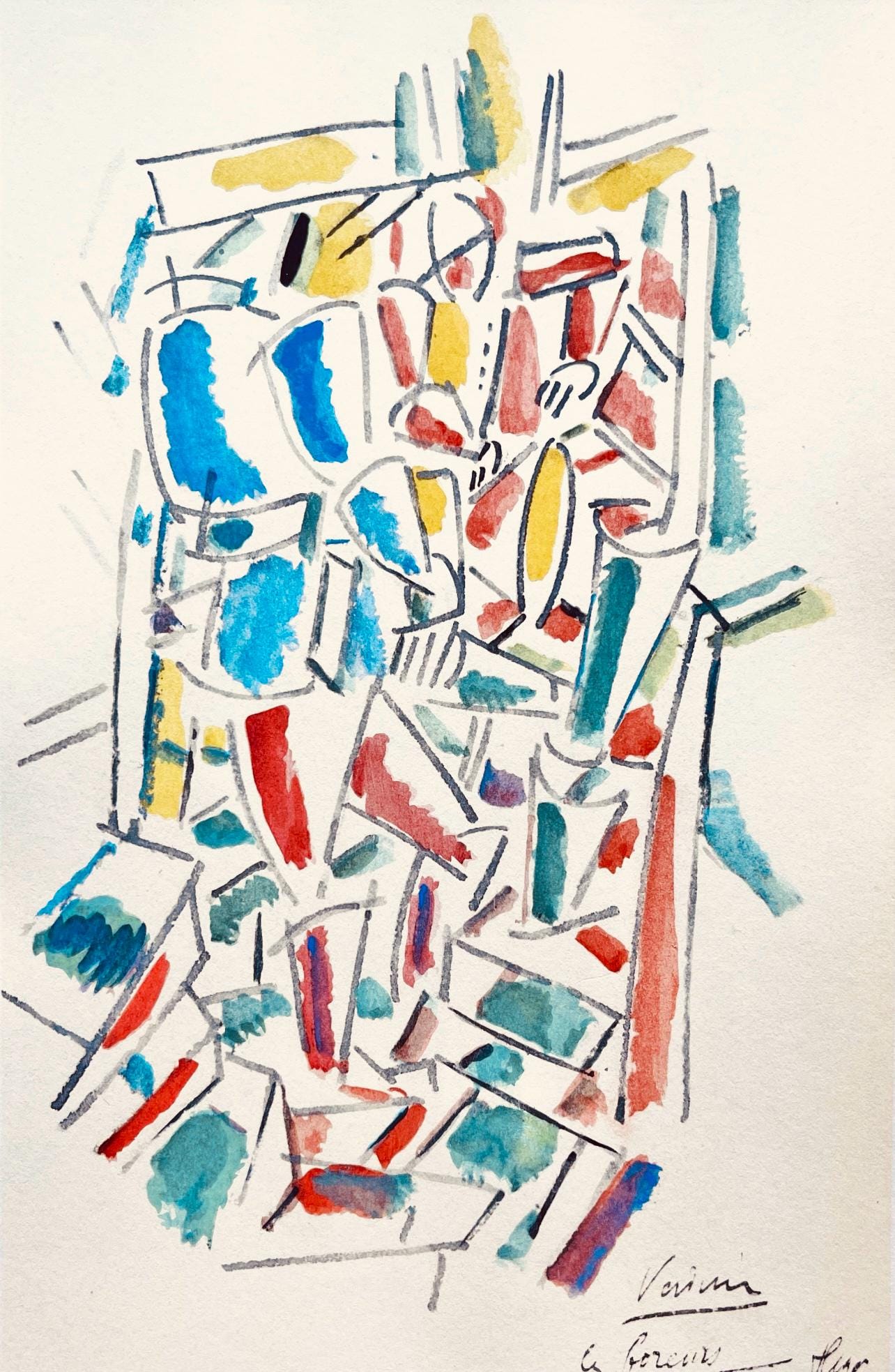 Fernand Lger, Les Foreurs, Dessins De Guerre 1915-16, Lithograph