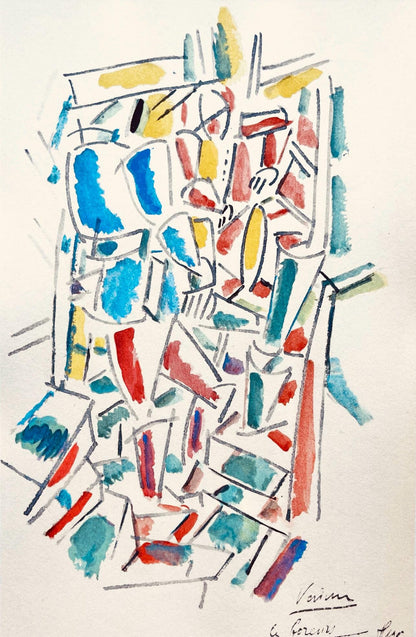 Fernand Lger, Les Foreurs, Dessins De Guerre 1915-16, Lithograph